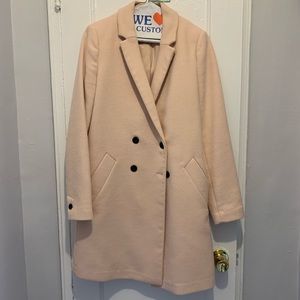 Coat double breasted buttons